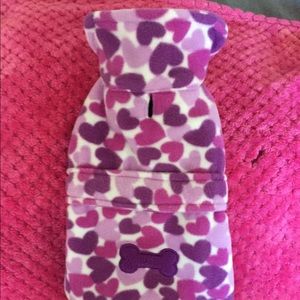 🐶 💜 Dog Fleece Sweater ❄️☃️ XS